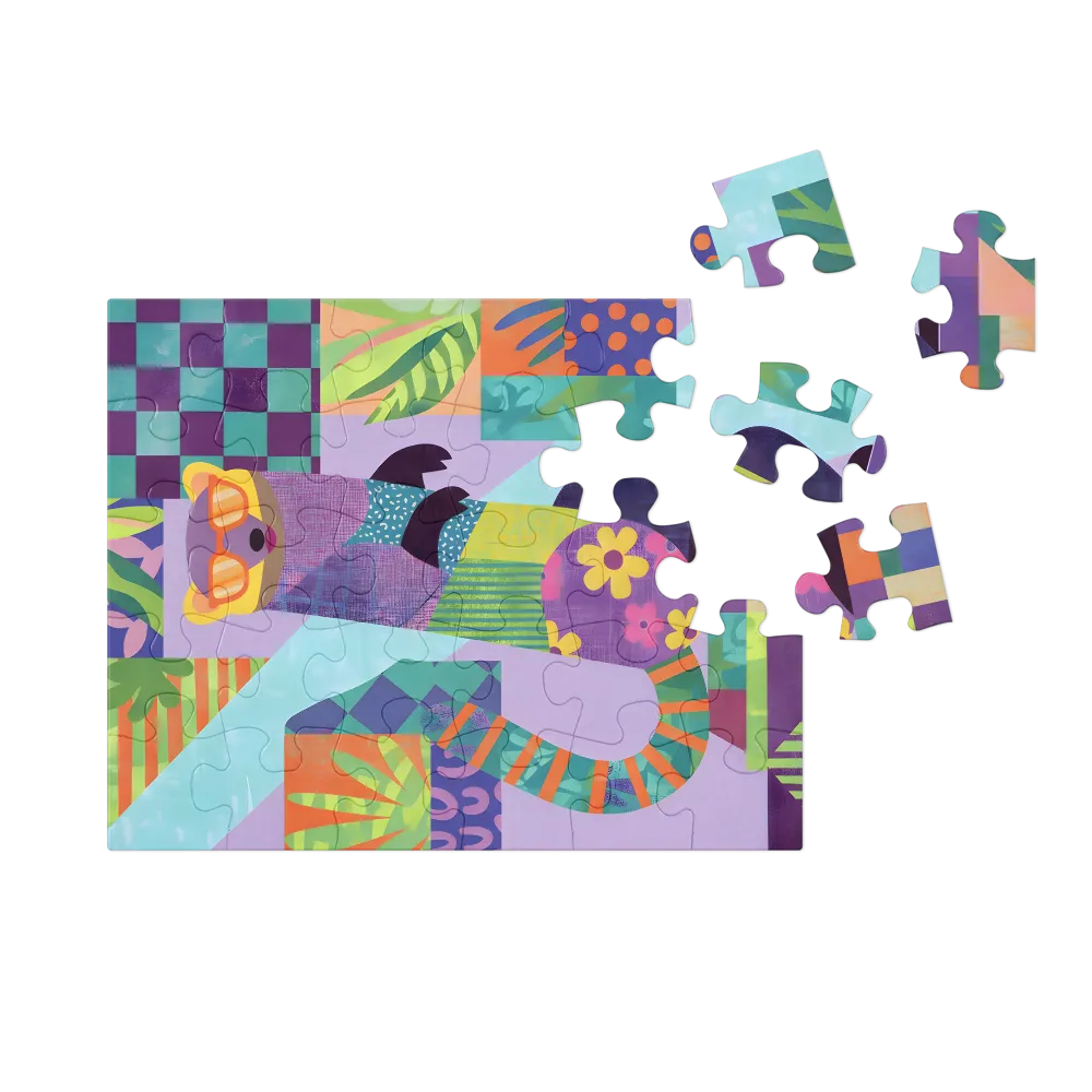 Patchwork Companion 
 Jigsaw Puzzle in Tin Box