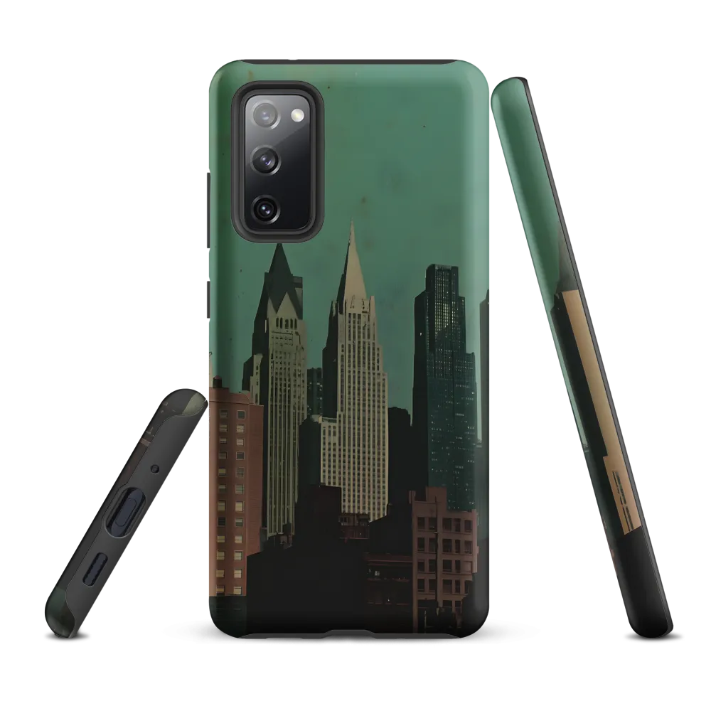 Urban Nostalgia: A Retro Cityscape
