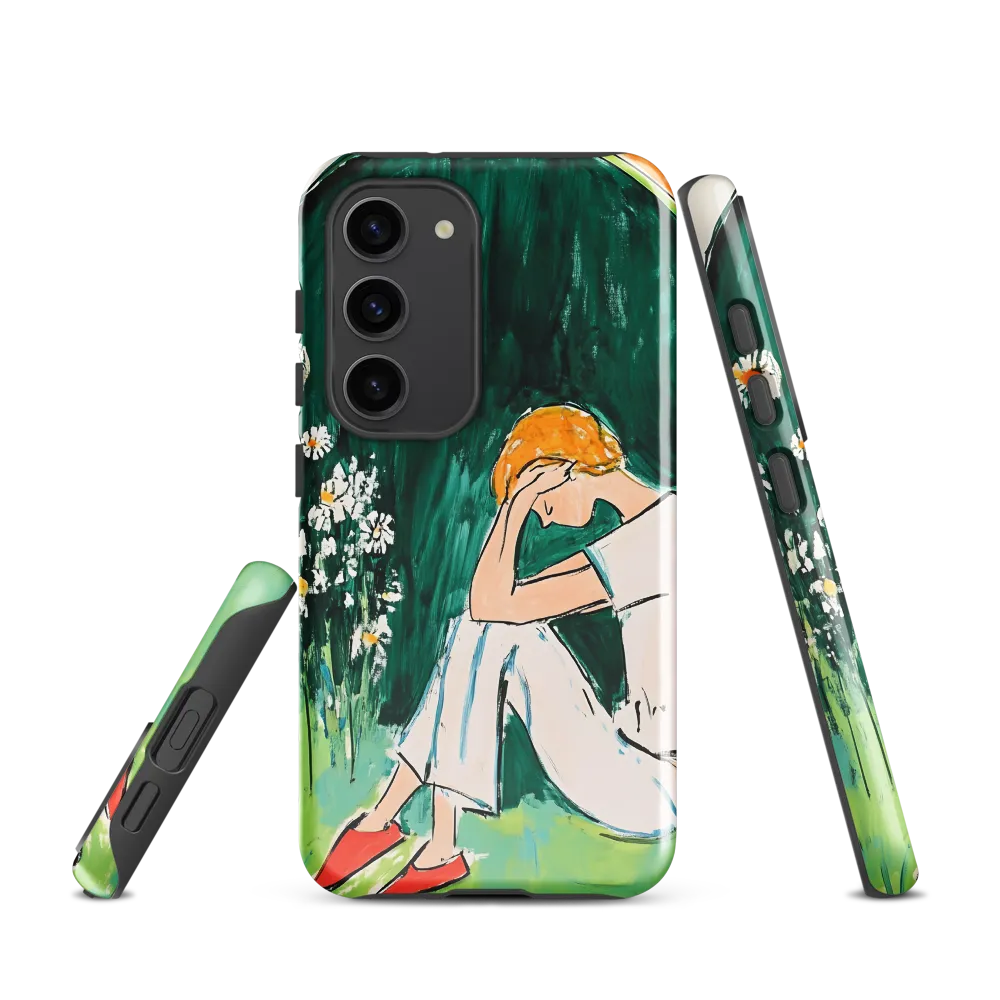 Silent Sorrow | Phone Case |  S23 | Tough Case | Glossy