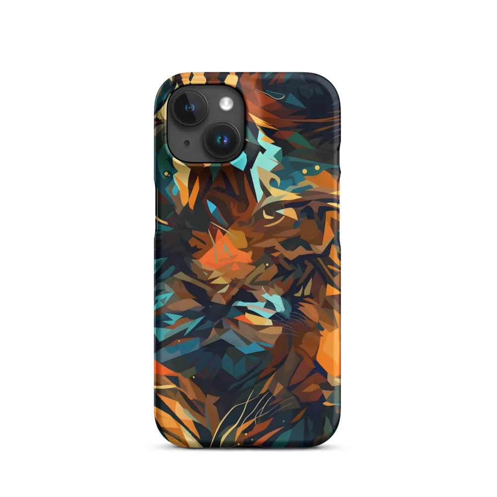 Wild Symphony: Abstract Tigers | Phone Case |  15 | Snap Case | Matte