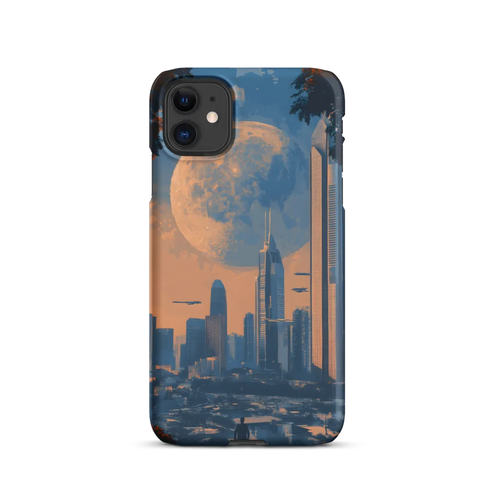Observation Point — Moon over the Neo‑Metropolis