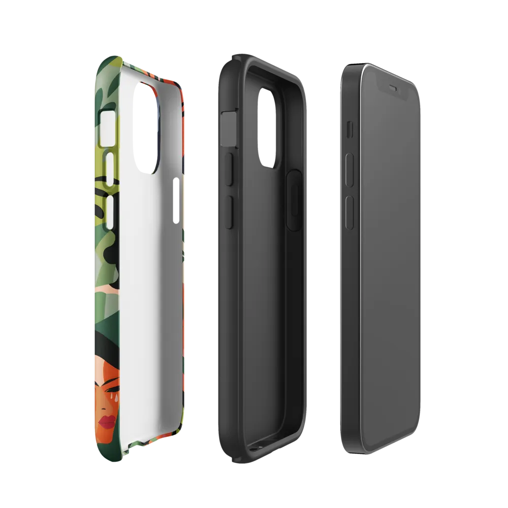 Harmony of Nature and Femininity | Phone Case |  12 mini | Tough Case | Glossy