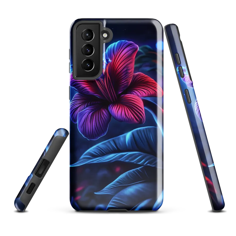 Illuminated Serenity: The Surreal Blossom