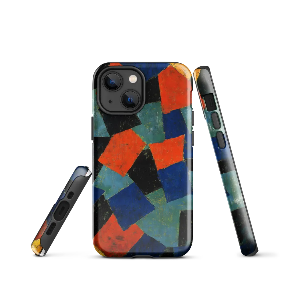 Dynamic Geometry in Color | Phone Case |  13 mini | Tough Case | Glossy