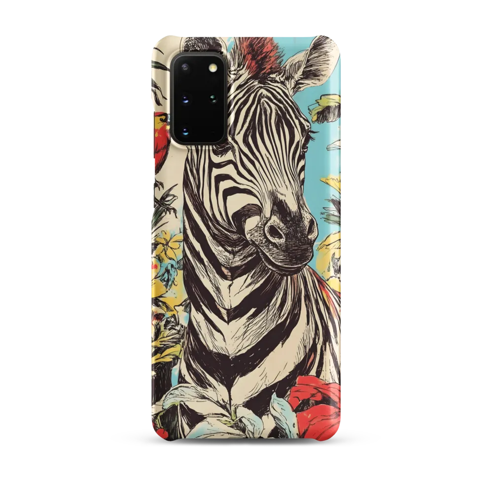 Zebra in Tropical Reverie