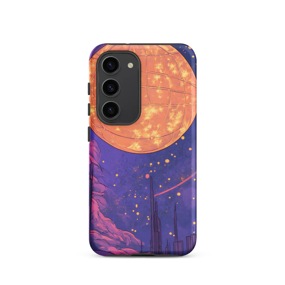 Celestial Cityscape: A Dance of Colors