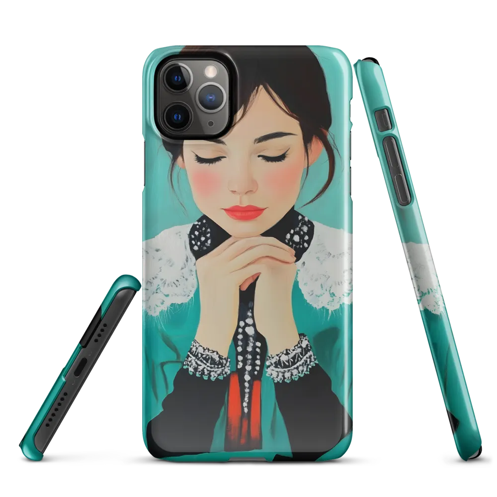 Serenity in Turquoise | Phone Case |  11 Pro Max | Snap Case | Glossy