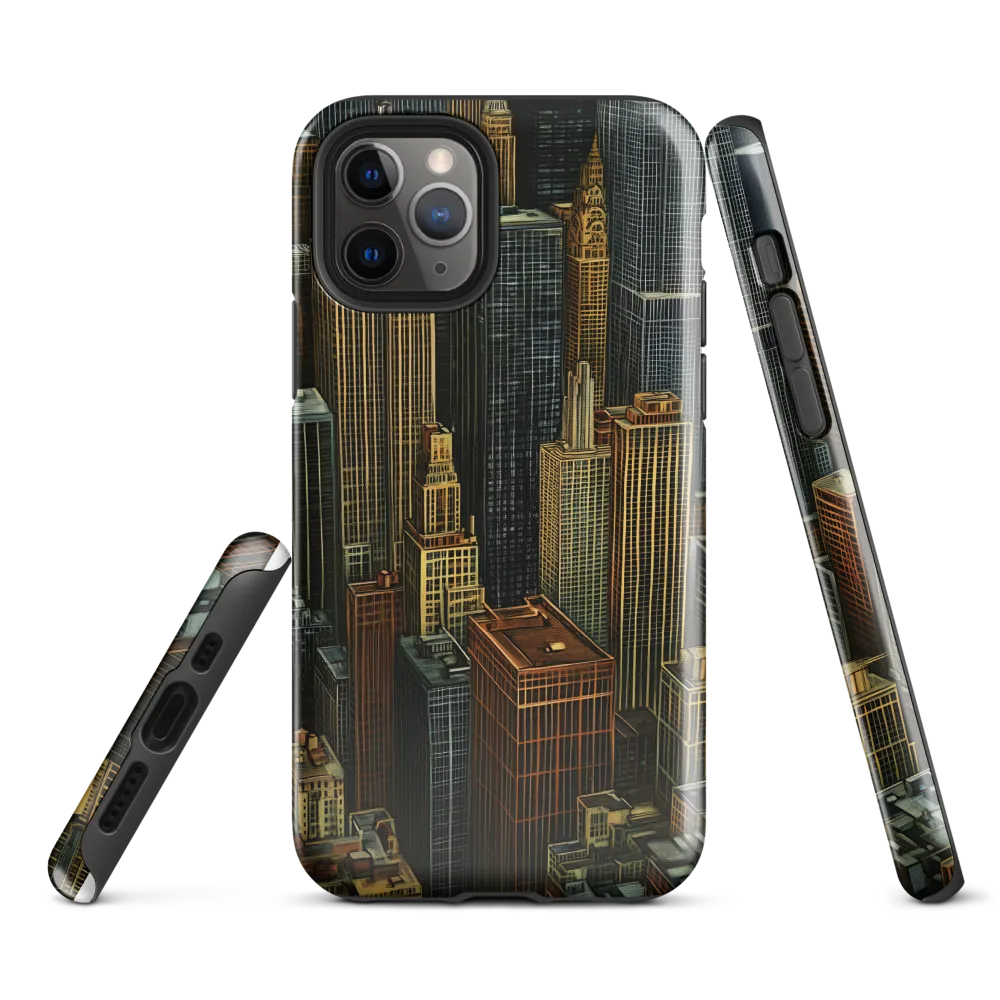 Urban Elegance: A Golden Cityscape