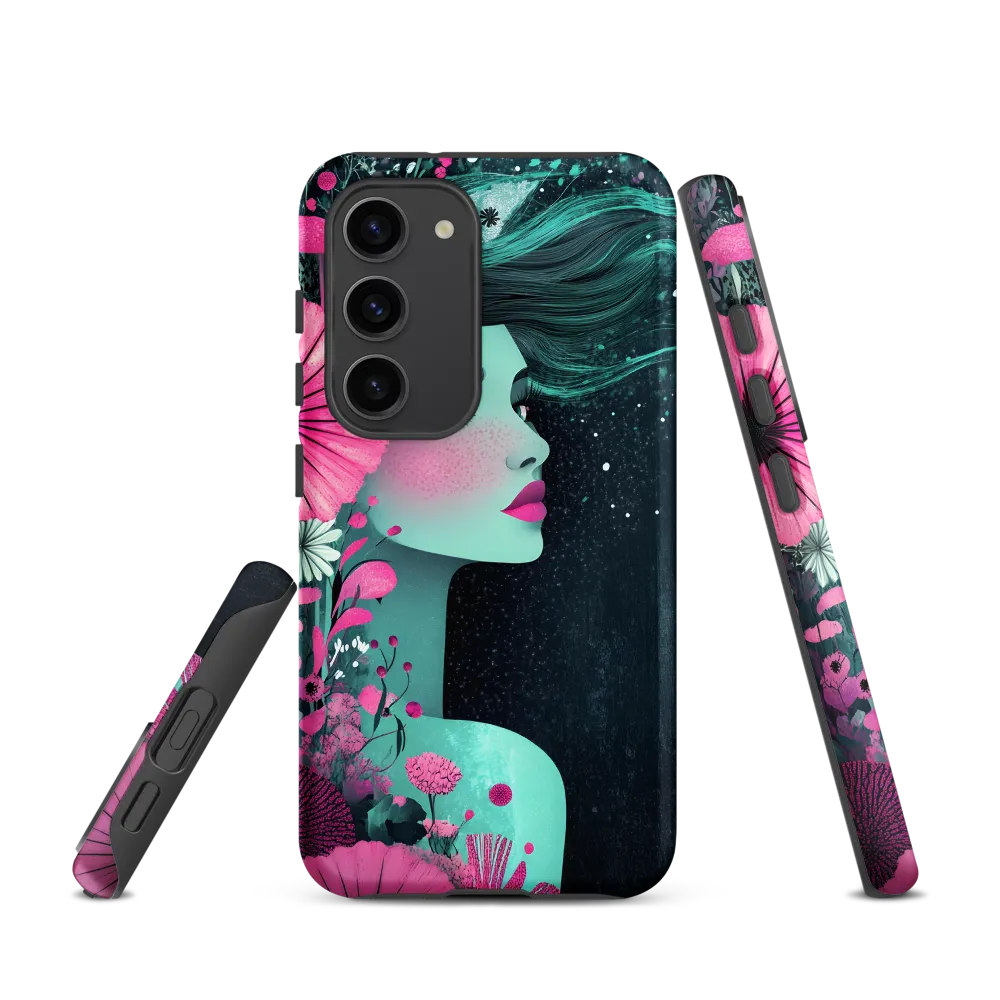 Floral Harmony: Portrait of Serenity