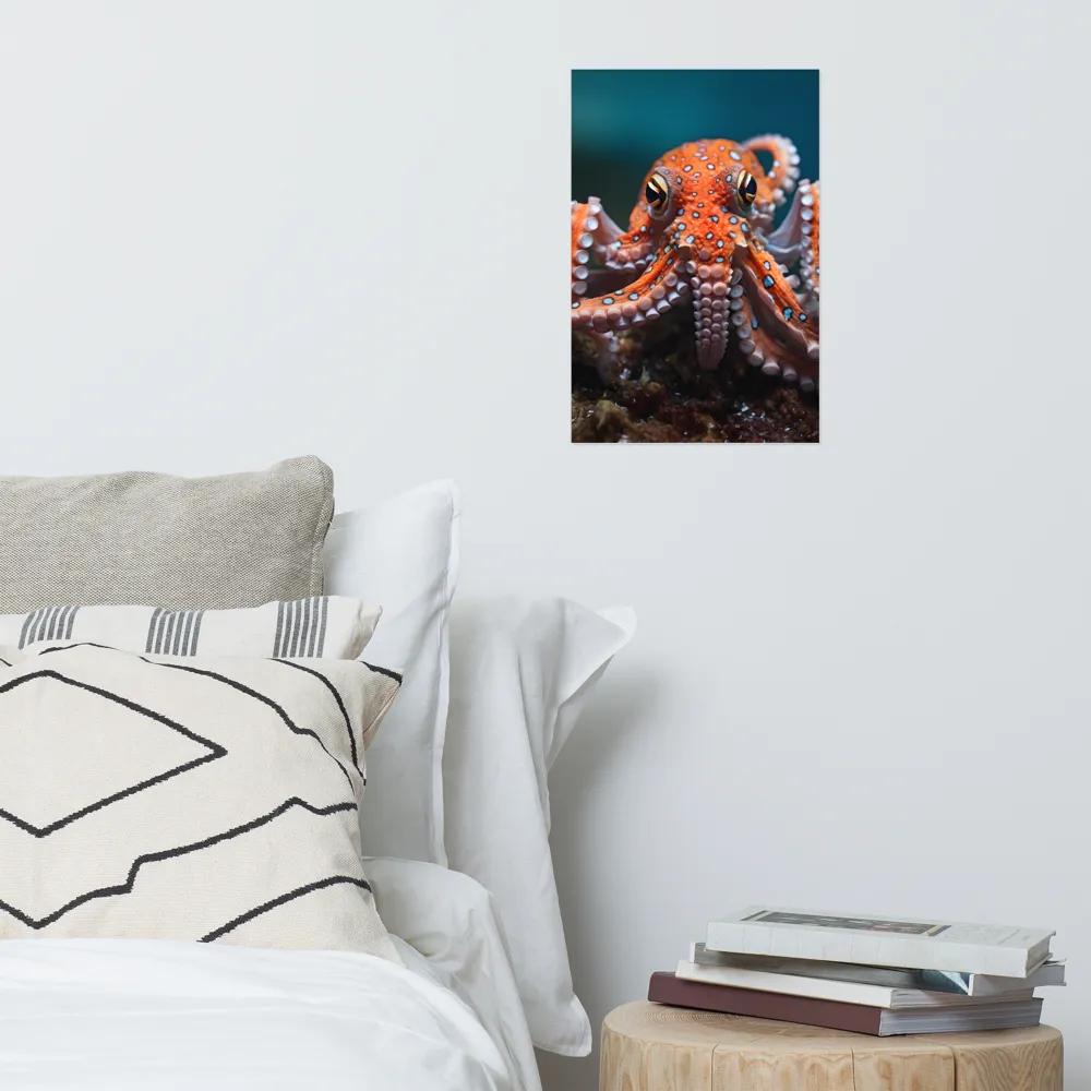Curiosity of the Deep: The Orange Octopus | Poster | 12″×18″