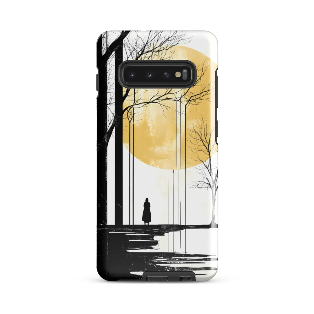 Solitude Under the Yellow Sun | Phone Case |  S10 Plus | Tough Case | Glossy