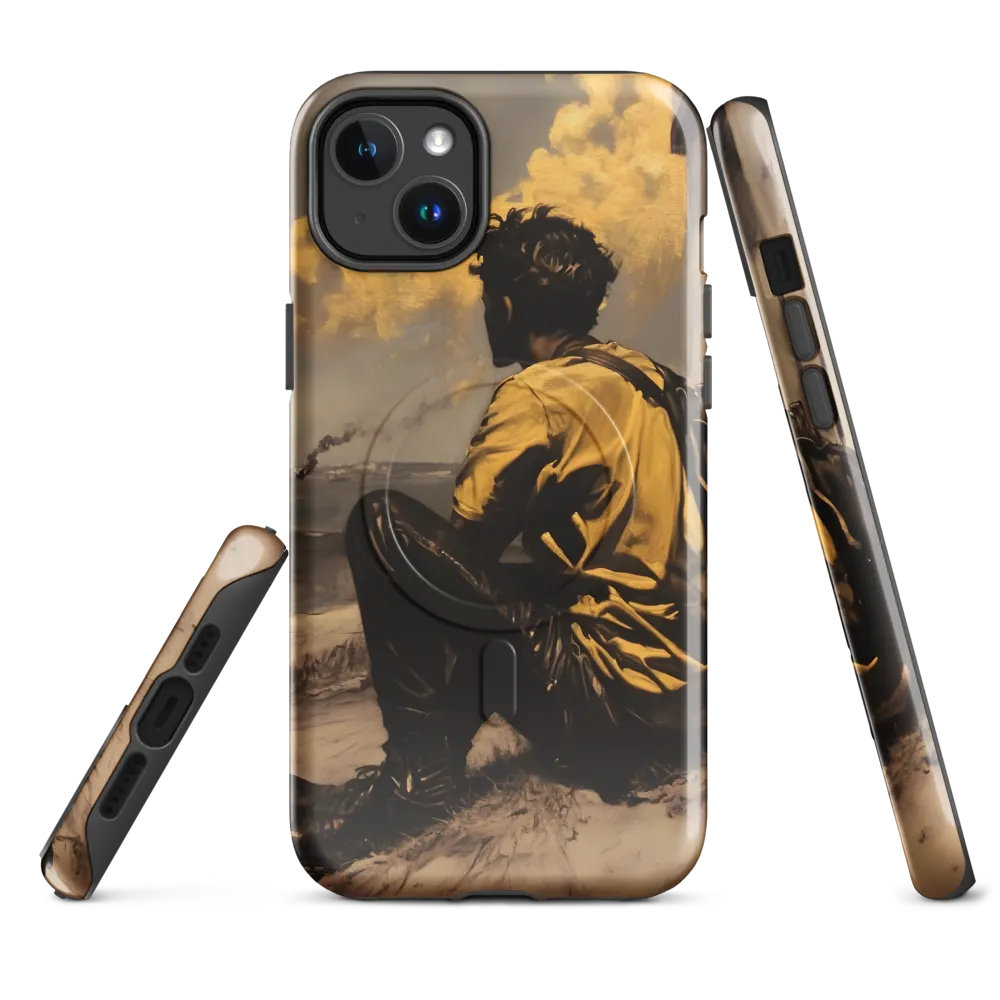 Reflections by the Shore | Phone Case |  14 Plus | MagSafe® Tough Case | Glossy
