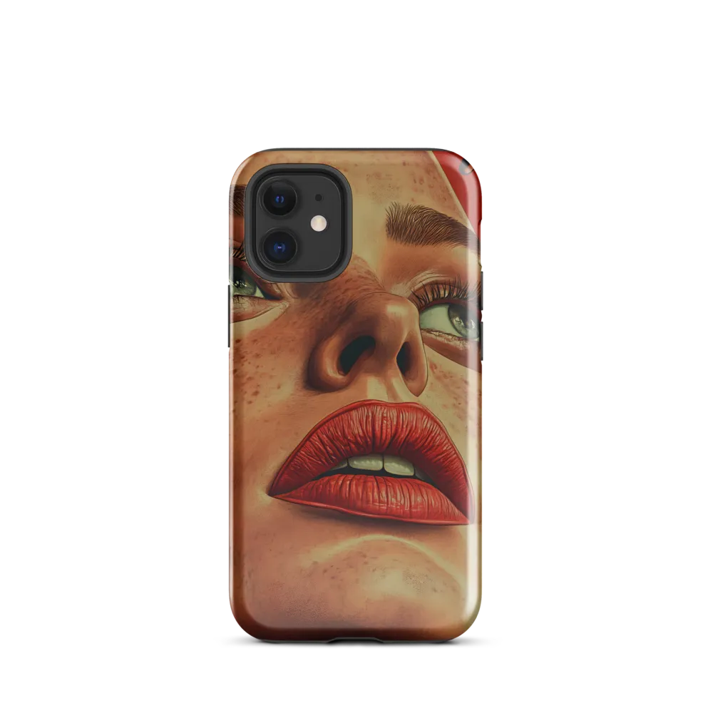 Red Intensity: A Portrait of Elegance