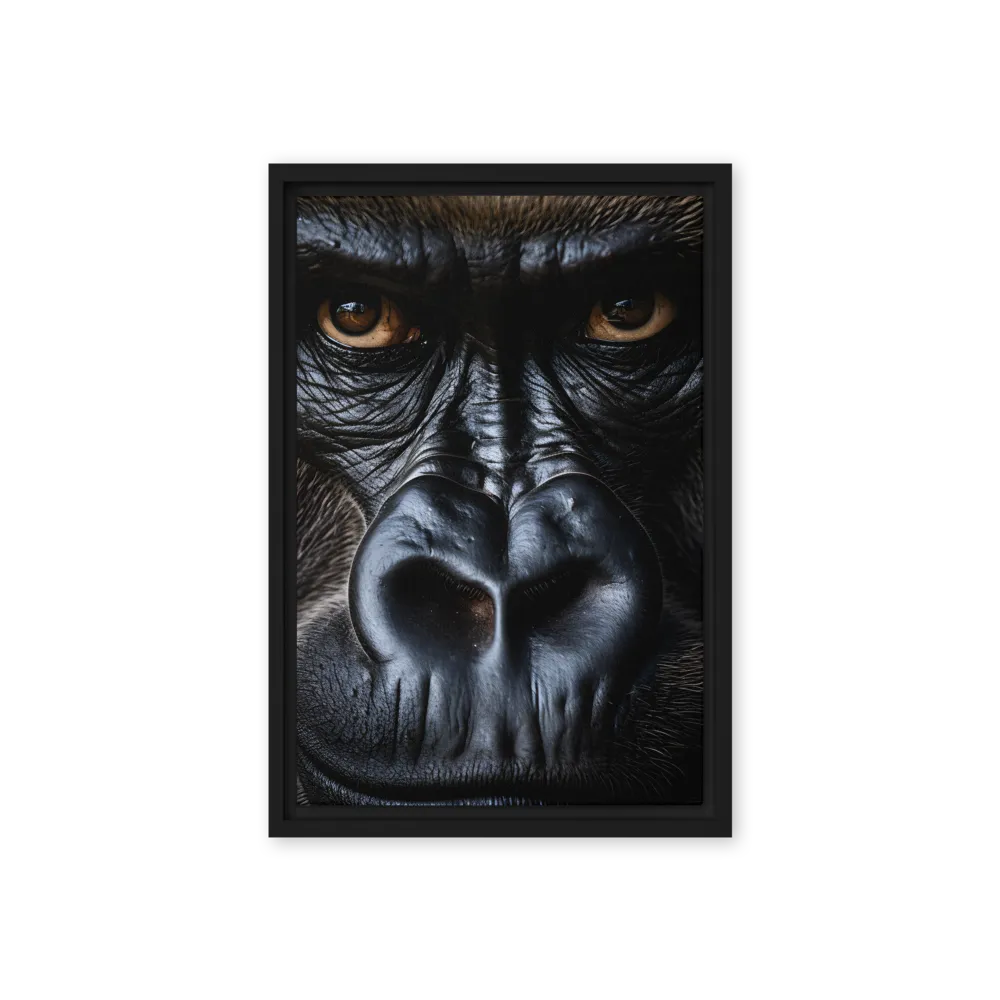 Gaze of the Wild: A Gorilla's Portrait