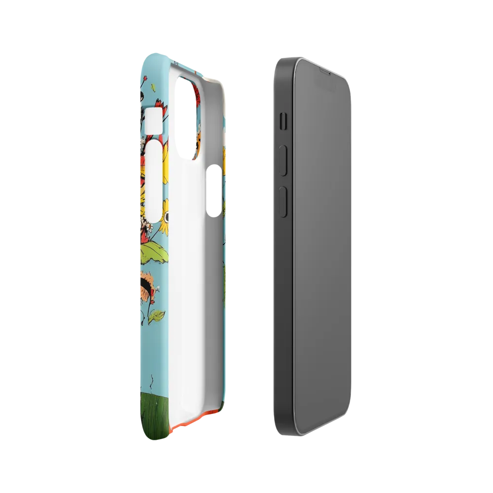 Whimsical Bloom | Phone Case |  13 Mini | Snap Case | Matte