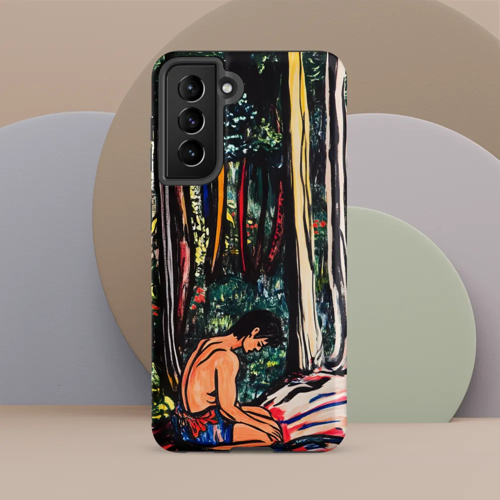 Contemplation in Nature | Phone Case |  S21 FE | Tough Case | Matte