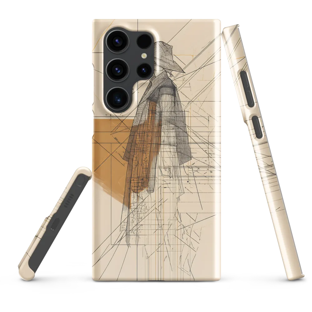 Abstract Profile: A Minimalist Exploration | Phone Case |  S23 Ultra | Snap Case | Glossy