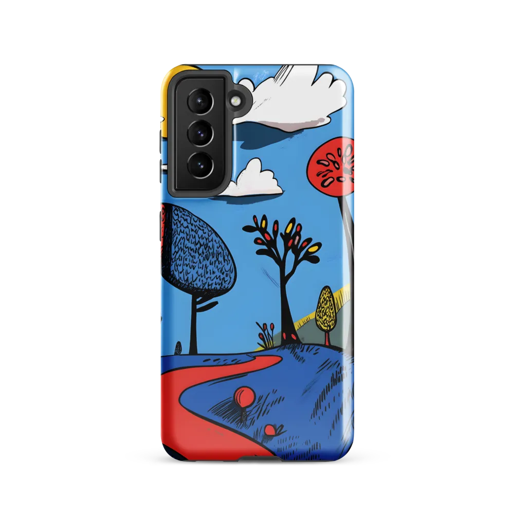 A Playful Journey Through Whimsical Woods | Phone Case |  S21 | Tough Case | Glossy