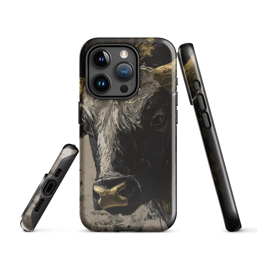 Majestic Bull: The Power in Black and Gold