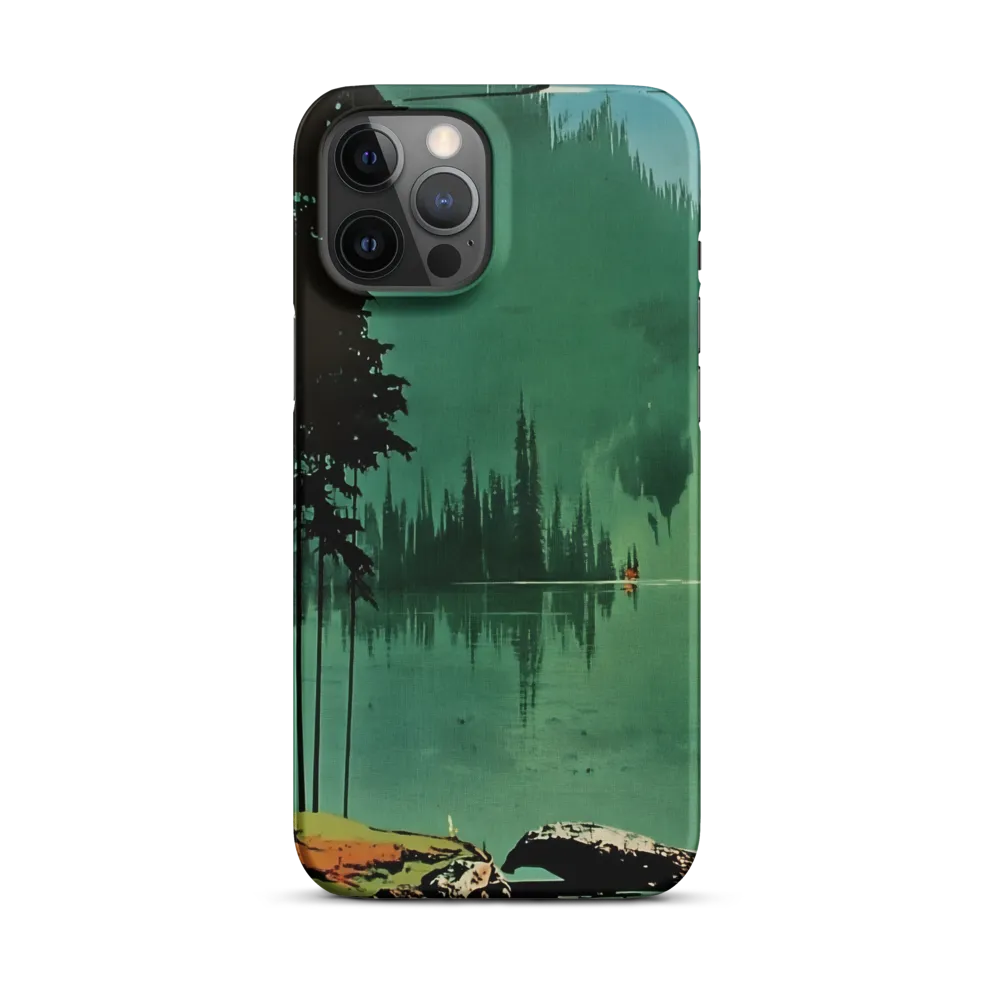 Serenity Reflected: A Tranquil Lake Scene