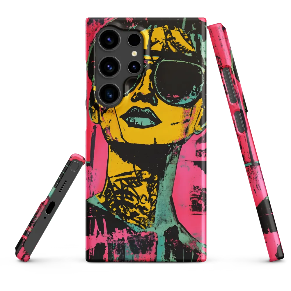 Confident Portrait in Neon Colors