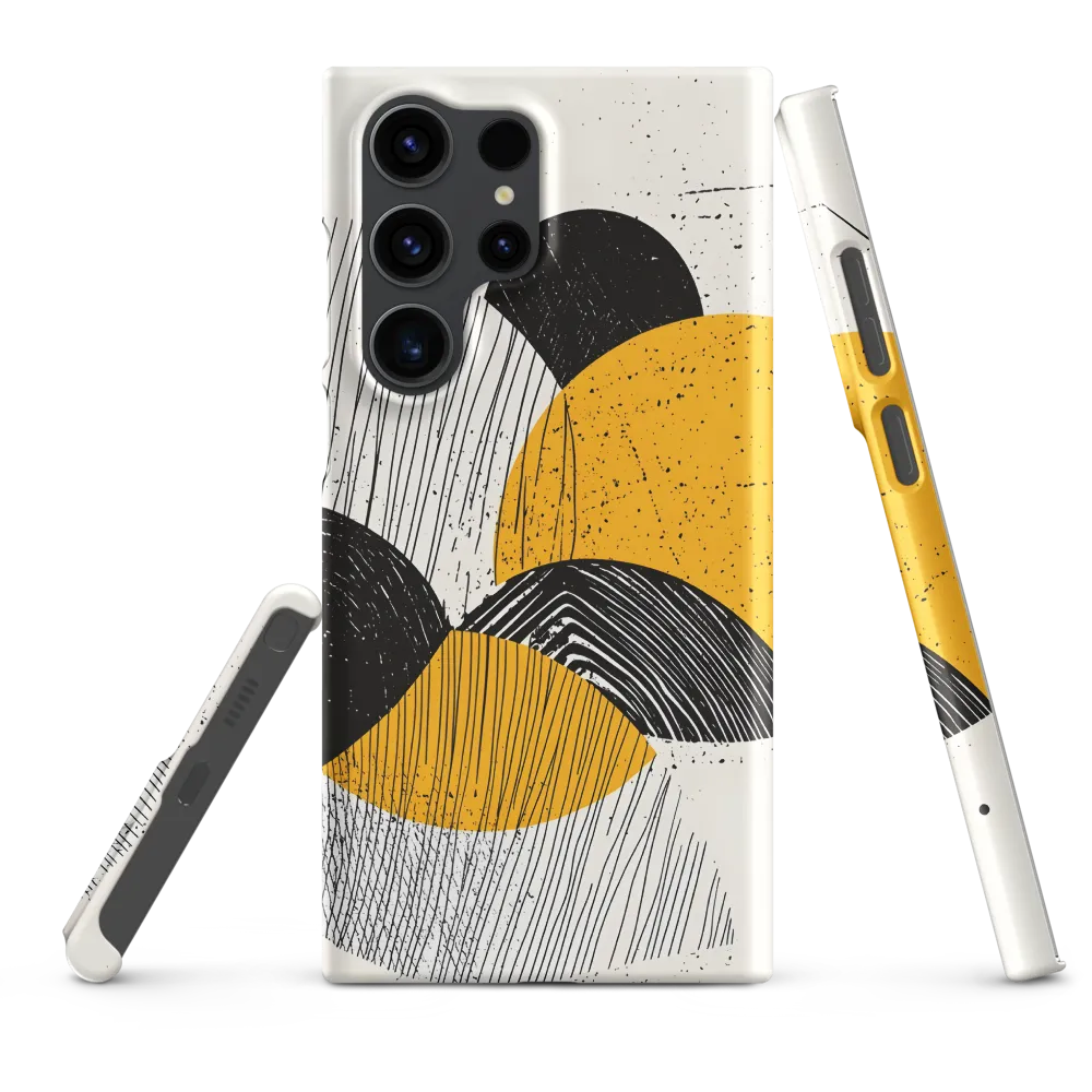 Dynamic Harmony in Black and Yellow