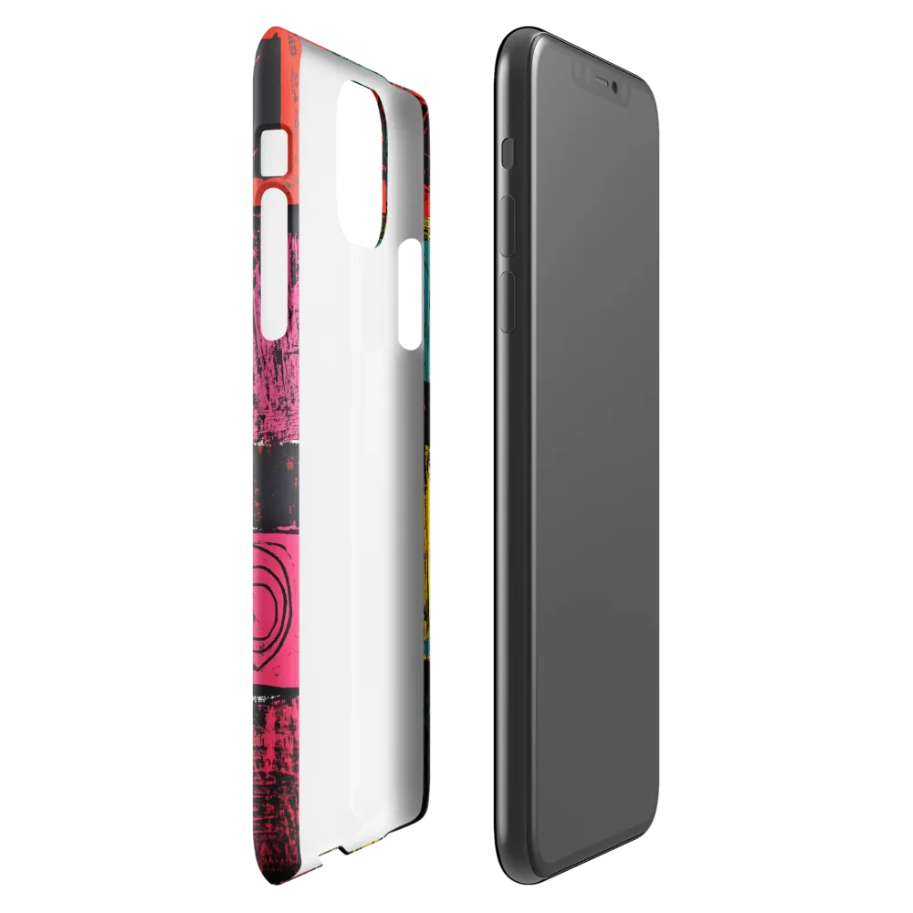 Dynamic Expressions in Geometric Patterns | Phone Case |  11 Pro Max | Snap Case | Glossy