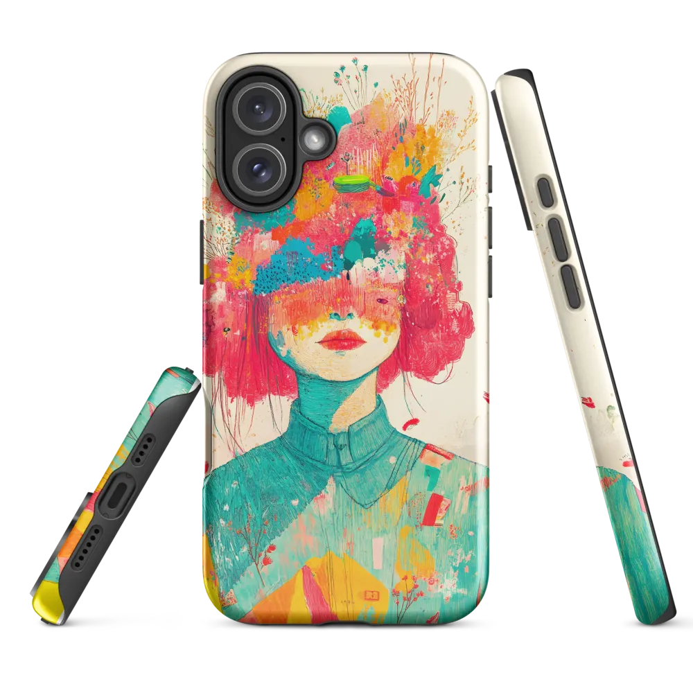 Whimsical Floral Portrait