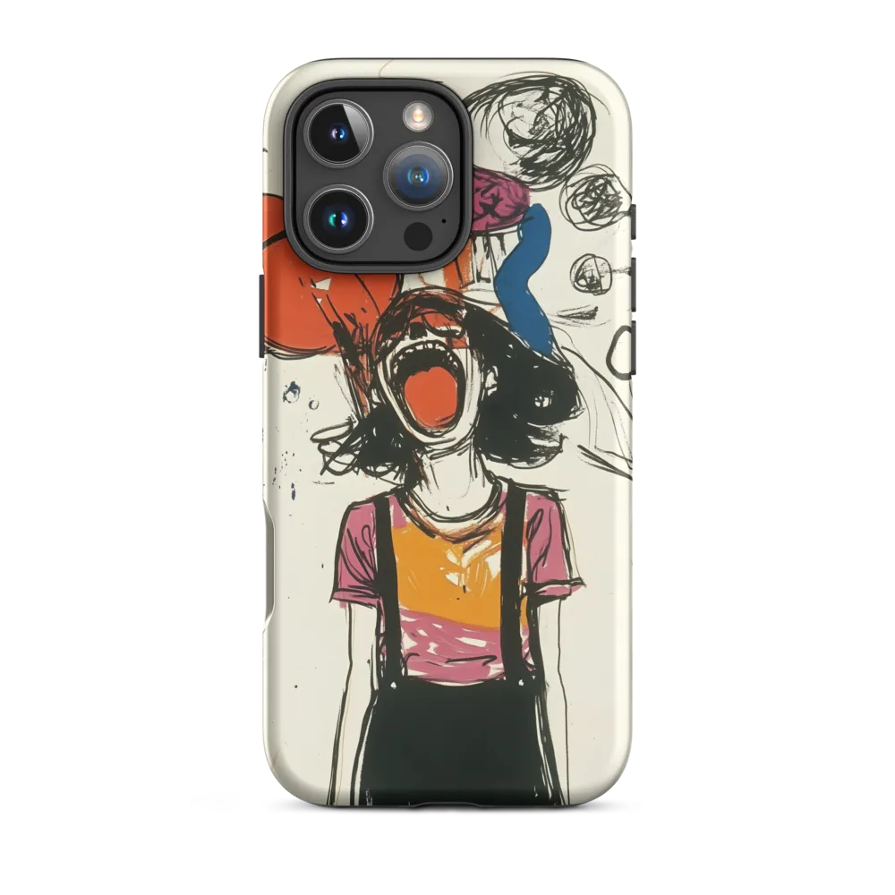 Echoes of Anguish | Phone Case |  16 Pro Max | Tough Case | Matte
