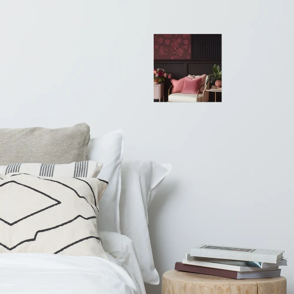 Elegance in Contrast: A Modern Interior Design | Poster | 12″×12″