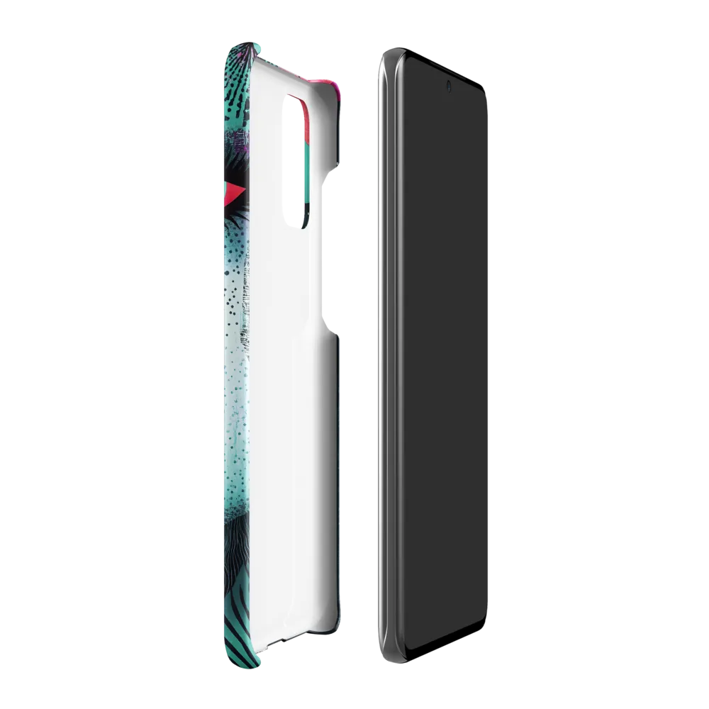 Mystical Beauty in Blue and Pink | Phone Case |  S20 Plus | Snap Case | Matte