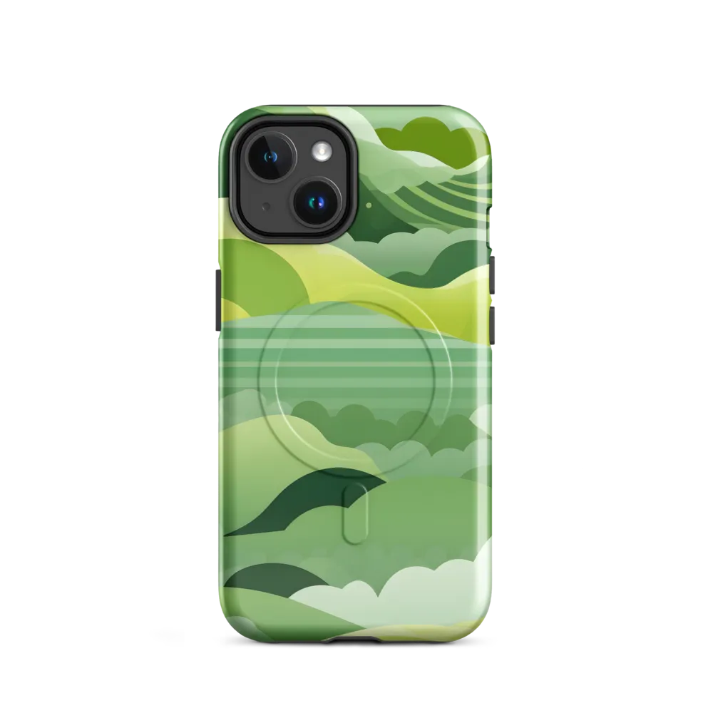 Tranquility in Green Waves