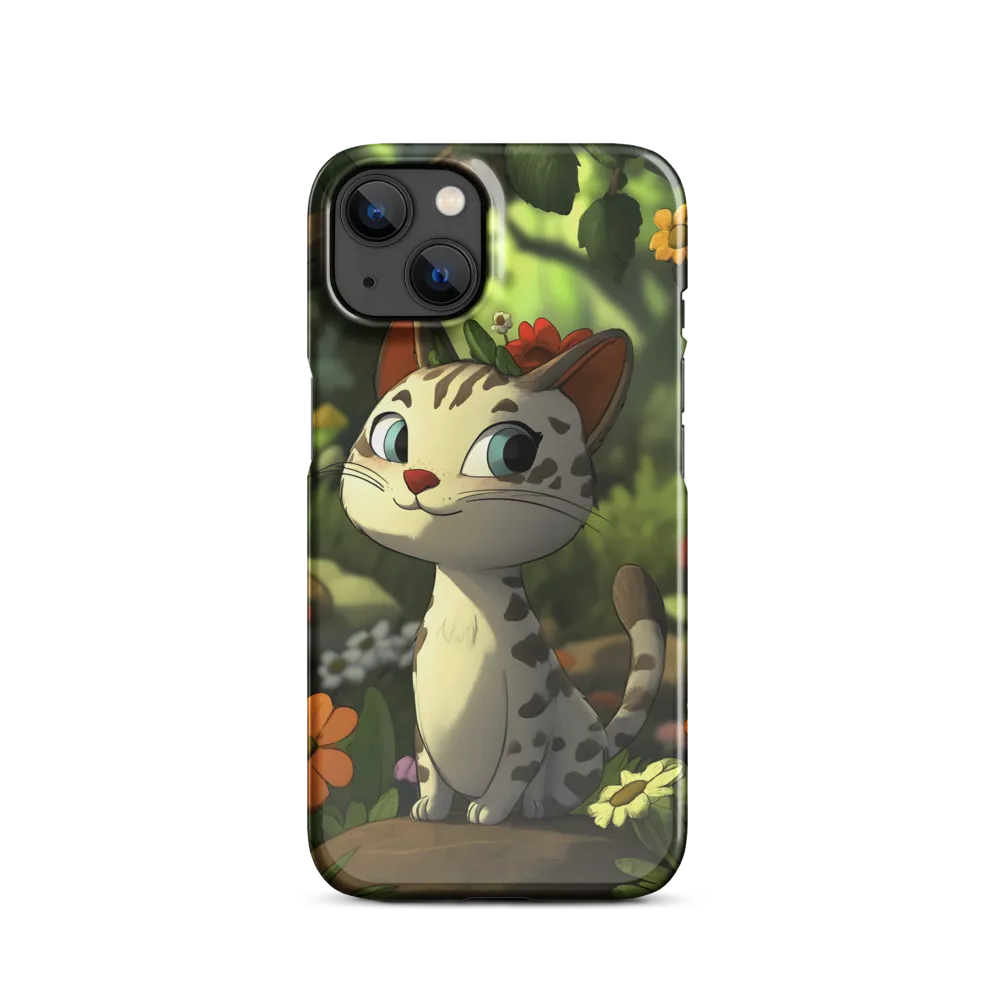 Whimsical Forest Cat | Phone Case |  13 | Snap Case | Glossy