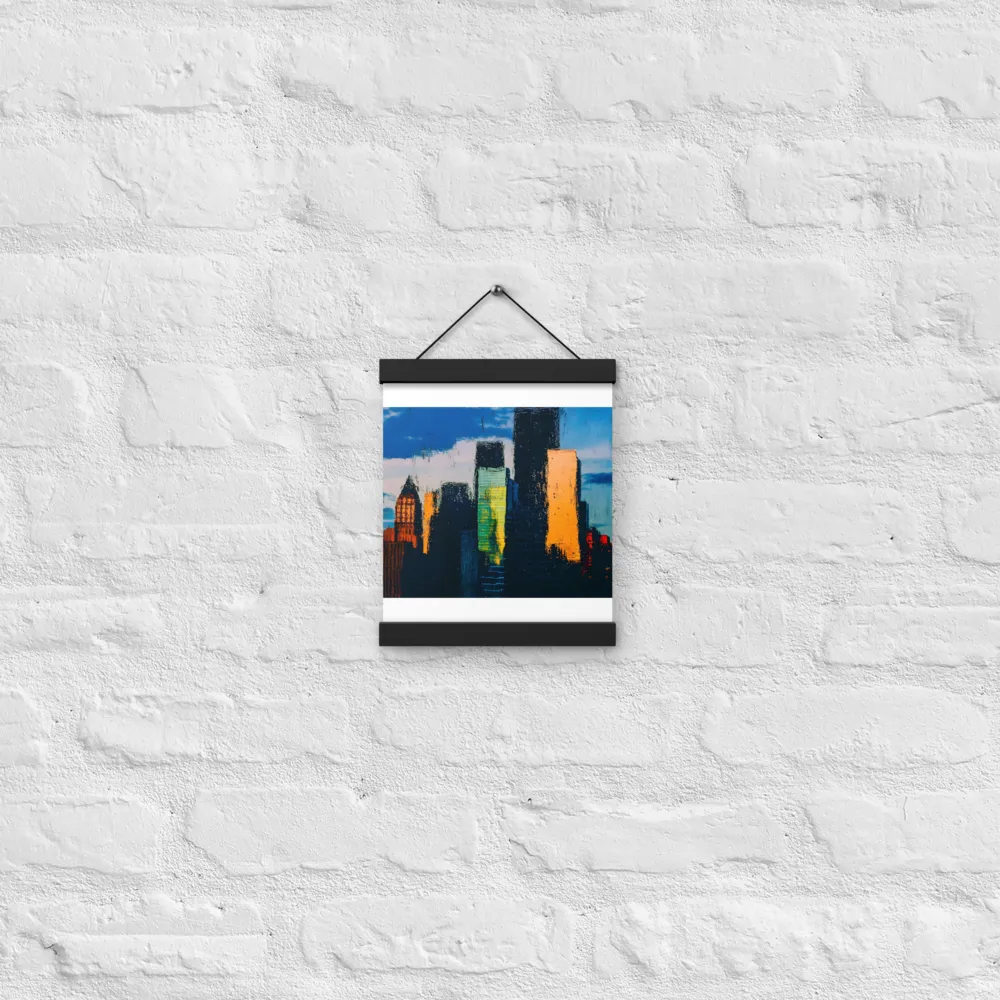 Reflections of Tranquility | Poster With Black Wood Hanger | 8″×10″