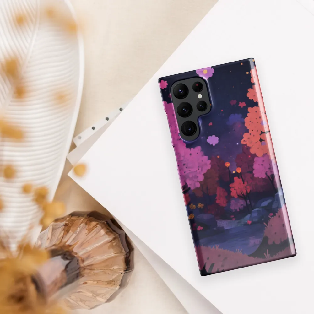 Whispers of Spring: A Serene Landscape | Phone Case |  S22 Ultra | Snap Case | Glossy