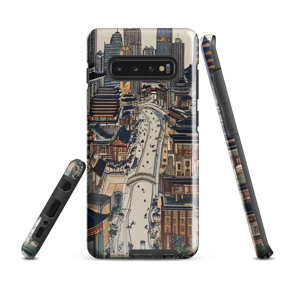 Urban Harmony: A Fusion of Tradition and Modernity | Phone Case |  S10 Plus | Tough Case | Glossy