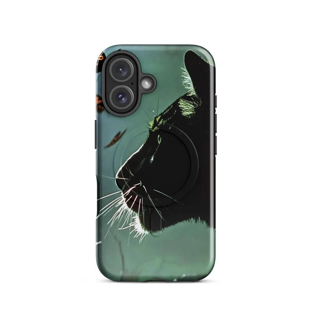 Mystical Encounter: Cat and Butterflies
