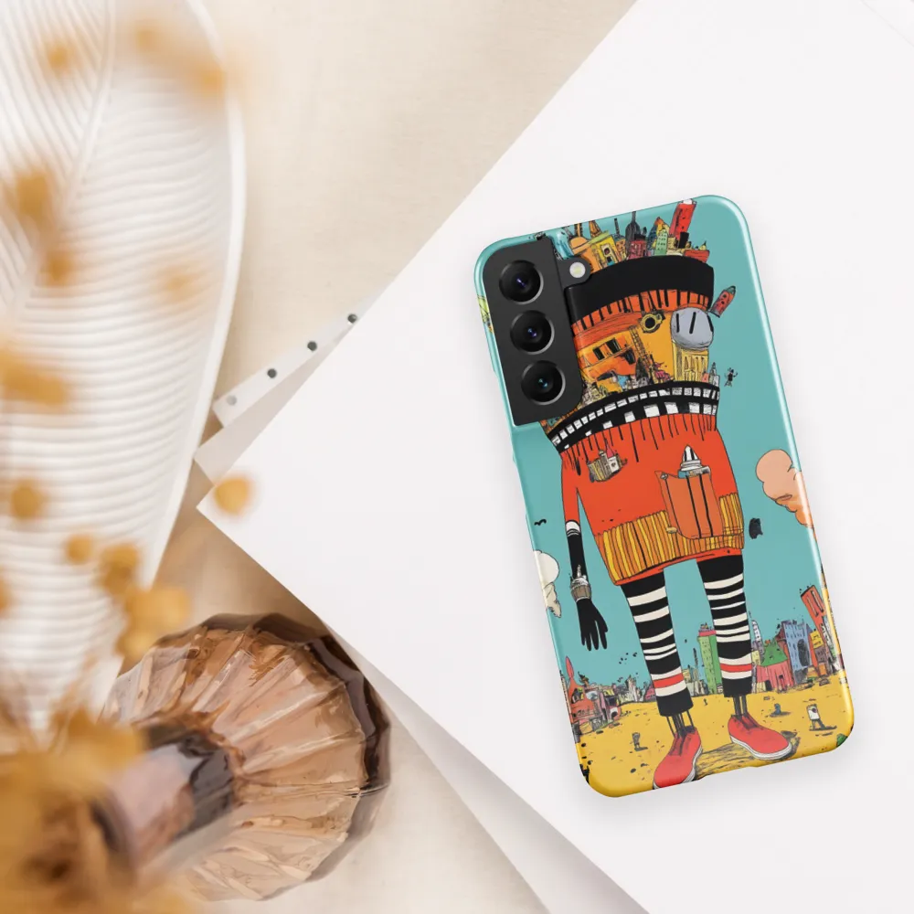Urban Fantasia: A Whimsical Encounter | Phone Case |  S22 Plus | Snap Case | Glossy
