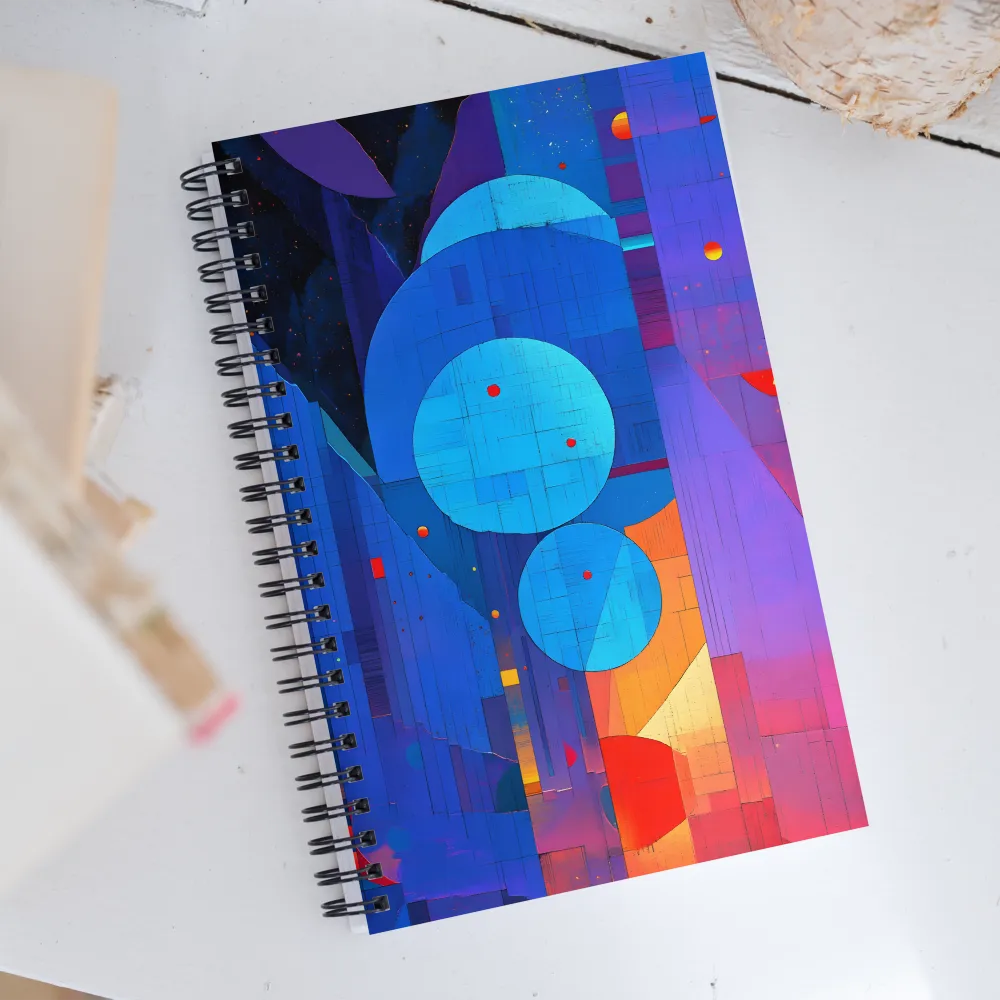 Cosmic Geometry | Spiral Notebook