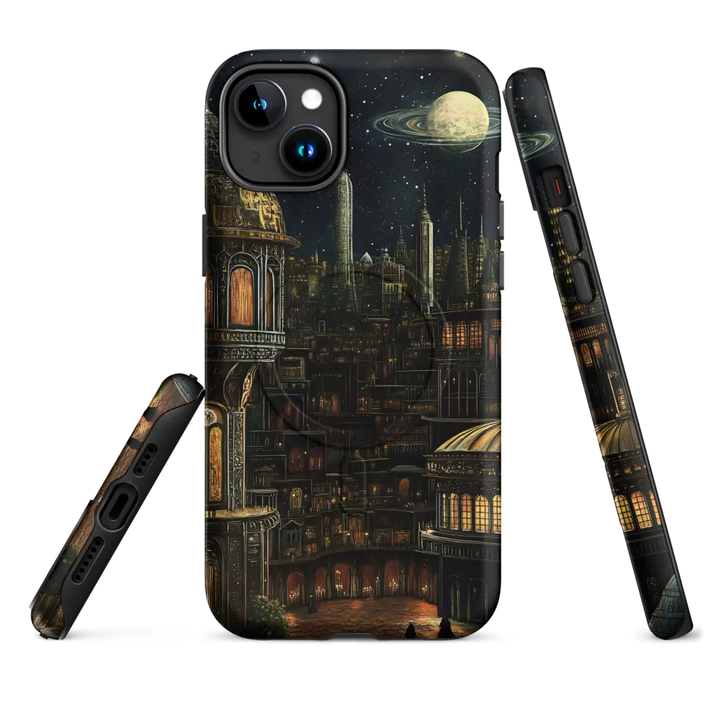 Celestial Enigma: A Surreal Cityscape