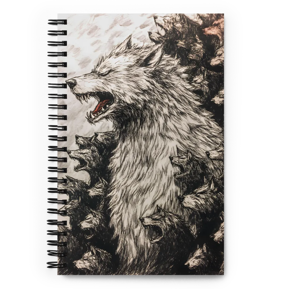 The Pack's Fury | Spiral Notebook