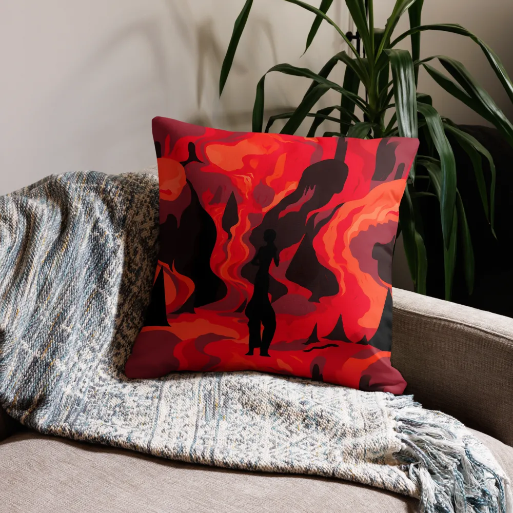 Inferno's Embrace | Pillow & Pillow Case | Multiple Sizes