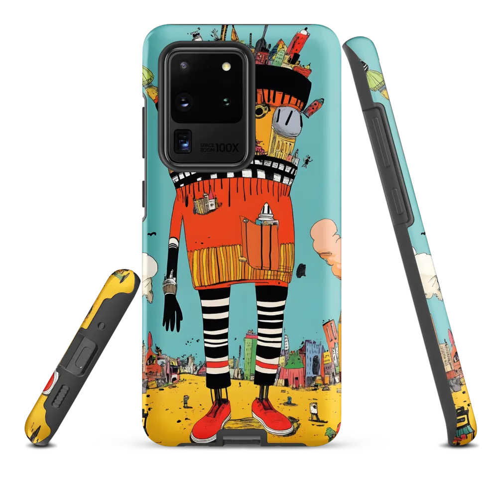 Urban Fantasia: A Whimsical Encounter | Phone Case |  S20 Ultra | Tough Case | Matte