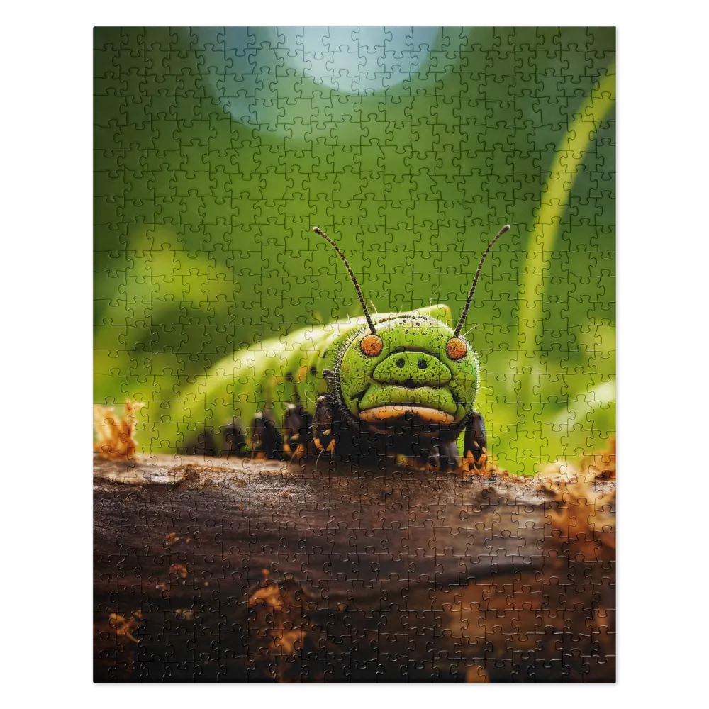 A Caterpillar's Luminous Journey | Jigsaw Puzzle | 520 pieces