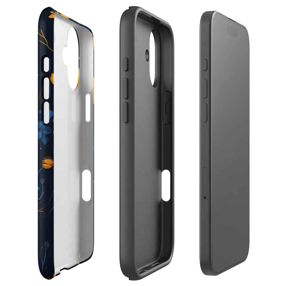 Nocturnal Blossoms | Phone Case |  16 Plus | Tough Case | Matte