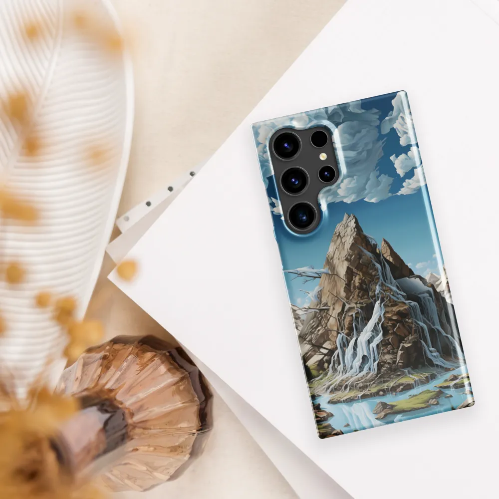 Majestic Cascade: A Mountain Masterpiece