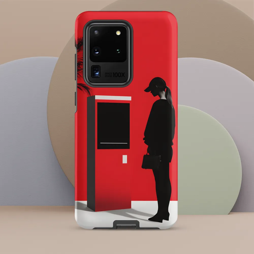 Contemplation in Red | Phone Case |  S20 Ultra | Tough Case | Matte
