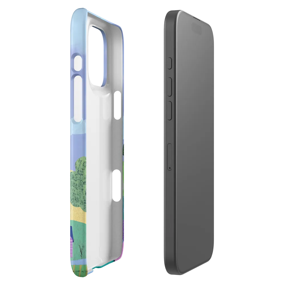 Whimsical Hills and Quaint Homes | Phone Case |  16 Pro Max | Snap Case | Matte