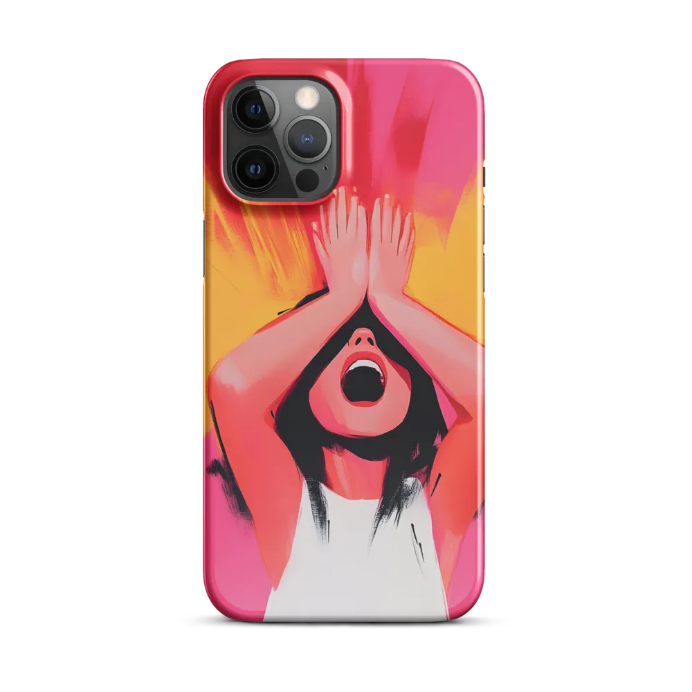 Silent Scream | Phone Case |  12 Pro Max | Snap Case | Glossy