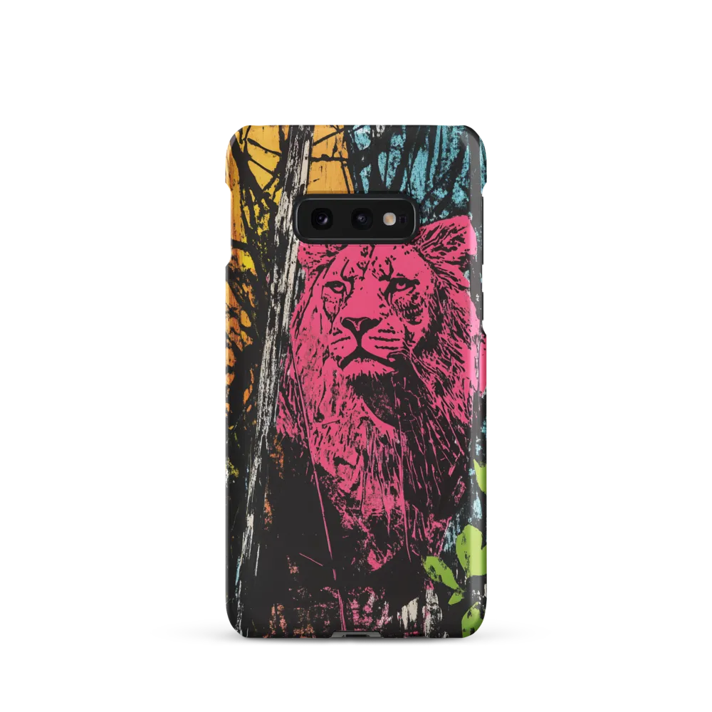 Fierce Vibrance: The Pink Lion | Phone Case |  S10e | Snap Case | Matte